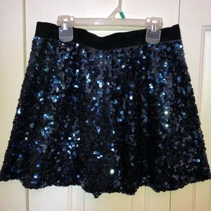 Blue sequin Aeropostale skirt